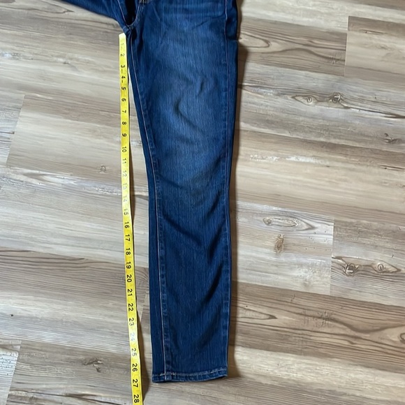 PAIGE Women's Verdugo Ankle Jean Dark wash Size 28 Midrise Stretch Denim - Picture 8 of 13